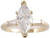 1.25Ct Marquise Baguette Solitaire