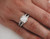 2.50 Carat Cushion Cut CZ Vintage Style Engagement Ring