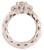 Solid 14 Karat White Gold Setting
