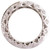 Solid 14 Karat White Gold Setting