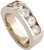 Heavy, Solid 14 Karat White Gold Setting