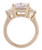 14Kt Yellow Gold 6.00Ct Antique Cushion Cut Ring