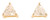 1.00/2.00 TCW 14Kt Gold Cubic Zirconia Stud Earrings