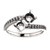 .50ct Each Round 14K White Gold Custom 2 Stone Accented Band Engagement Ring