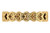 14Kt Yellow Heart Band