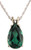 Gorgeous 3.00Ct Emerald Pear Cubic Zirconia Pendant