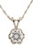 Stunning Hand Cut & Polished 1.00Ct Brilliant Cut Round Buttercup CZ Pendant