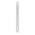 Stackable Wedding Band in Solid 14 Karat White Gold
