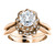 14 Karat Rose Gold Cubic Zirconia Engagement Set