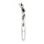 14Kt White Gold Infinity Band