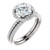 Stunning 1.50 Carat Round Cubic Zirconia Wedding Set
