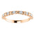Lovely Cubic Zirconia Mix & Match Half Eternity Band