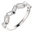 Highest Quality Cubic Zirconia Bridal Band