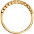 Solid 14 Karat Yellow Gold Milgrain Stackable Settings