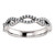 Fine Cubic Zirconia Stackable Infinity Design Band
