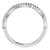 Solid 14 Karat White Gold Stackable Wedding Band