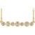 Finest Man Made Diamonds Set In 14Kt Yellow Gold