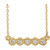 Highest Quality Cubic Zirconia Necklace in 14 Karat Yellow Gold