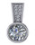 1.50 Carat Flawless Cubic Zirconia Bezel Pendant