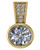 Stunning 2 Carat Cubic Zirconia Pendant