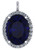 Stunning Sapphire Blue 8Ct Oval Cubic Zirconia 