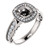 Semi-Set Vivian Engagement Ring in Your Choice of Center Stone & Carat Weight