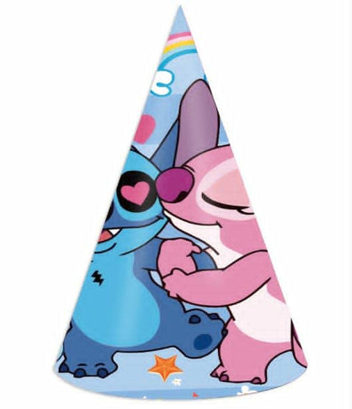 Stitch themed party hats 10pc