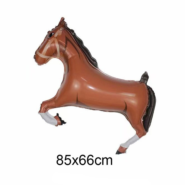 Horse helium balloons bouquet 4pc