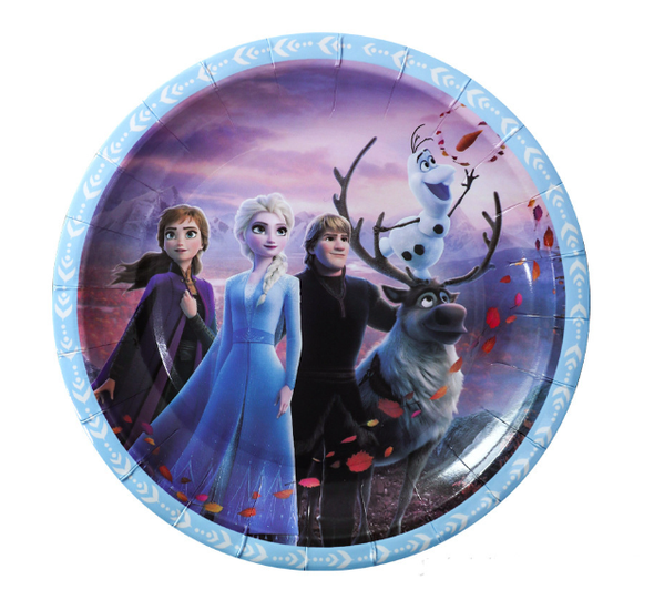 Frozen paper plate small 10pc