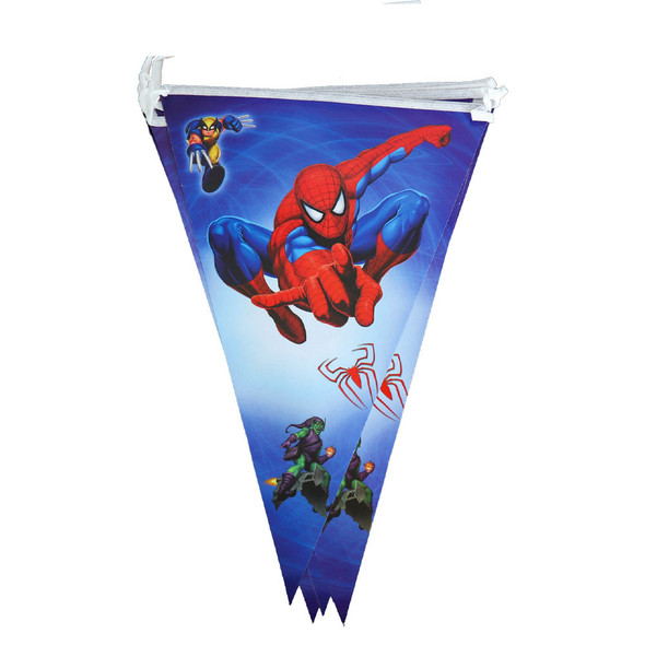 Spiderman themed banner