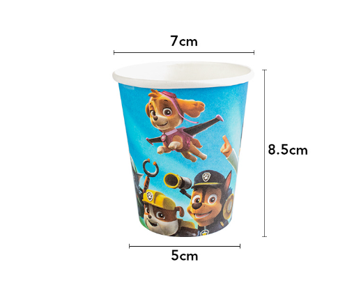 Paw Patrol 2 themed paper cups 10pc