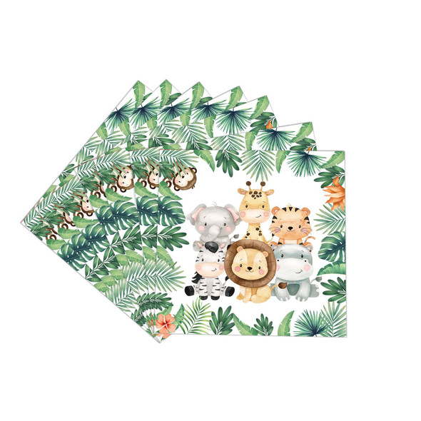 Jungle napkins 10pc
