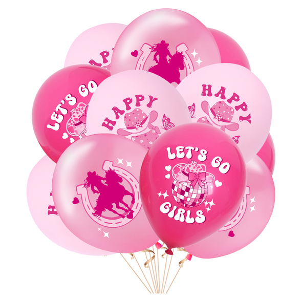 Cowgirl Latex Balloons