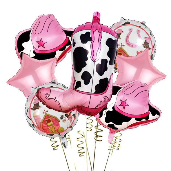 Cowgirl Helium Balloon Bouquet
