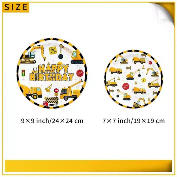 Construction Paper Plate Large