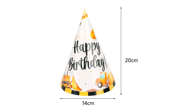 Construction Party Hats
