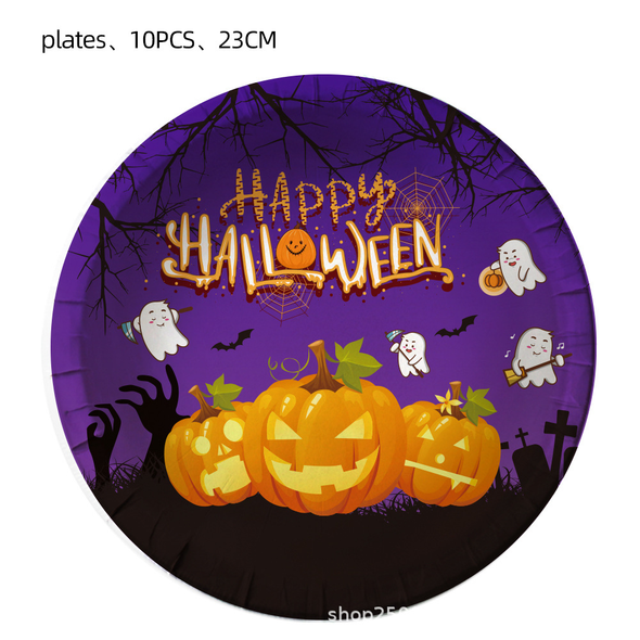 Halloween Paper Plate Large