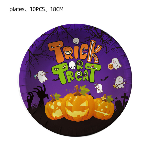 Halloween Paper Plate Small