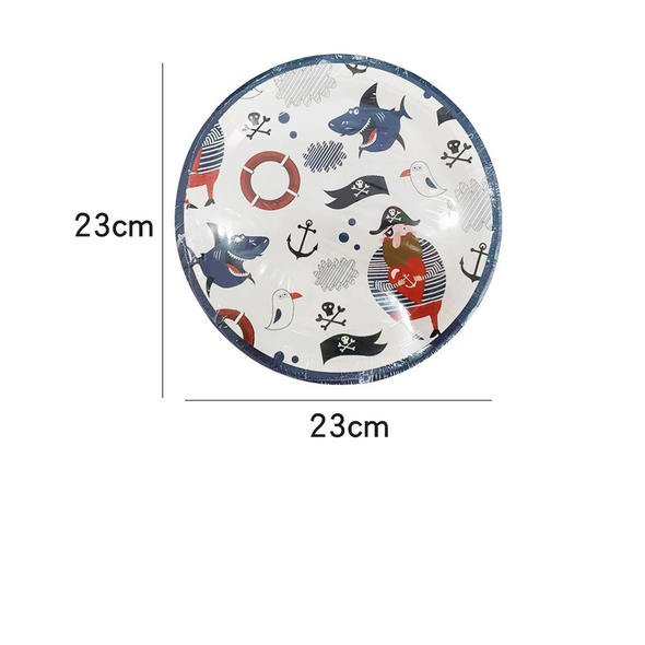 Pirate Paper Plate Large