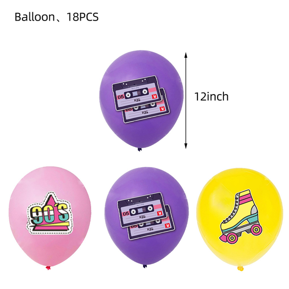 90's Style Latex Balloons