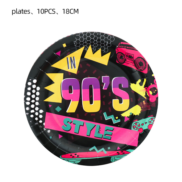 90's Style Paper Plates Small