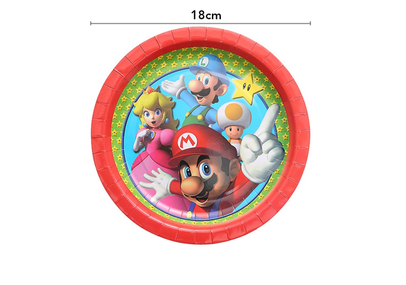 Mario Paper Plate Small