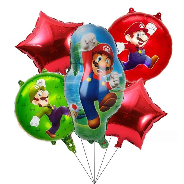 Mario Helium Balloon Bouquet