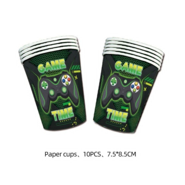 Gaming paper cups 10pc