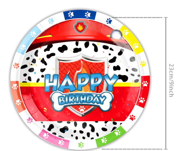Paw Patrol paper plate large 10pc