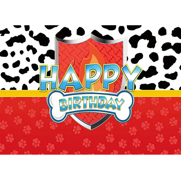 Paw Patrol vinyl backdrop