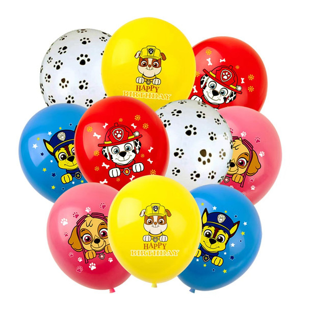Paw Patrol latex balloons 18pc