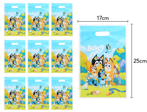 Bluey themed party loot bags