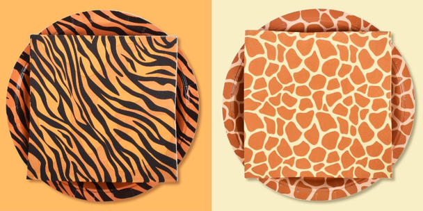 Safari themed napkins 10pc
