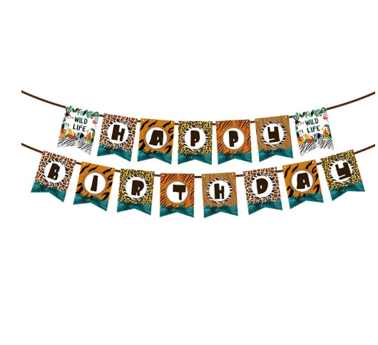 Safari themed banner